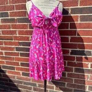 Timing Vibrant Pink and Purple Dress  PM5